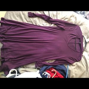Express purple dress